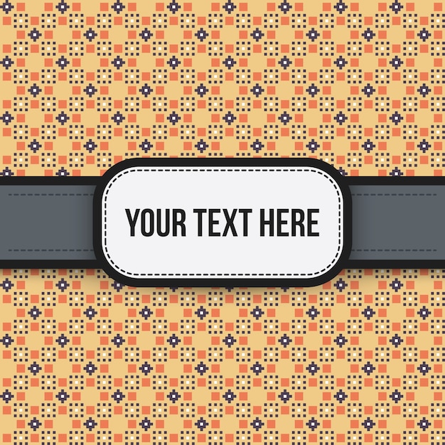 Text background with colorful pattern. Useful for presentations, advertising and scrapbooking.