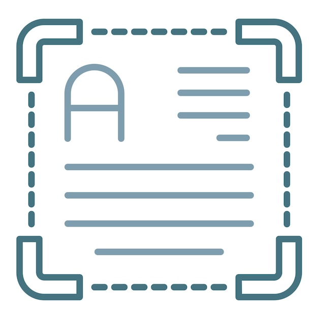 Text Editor Flat Illustration