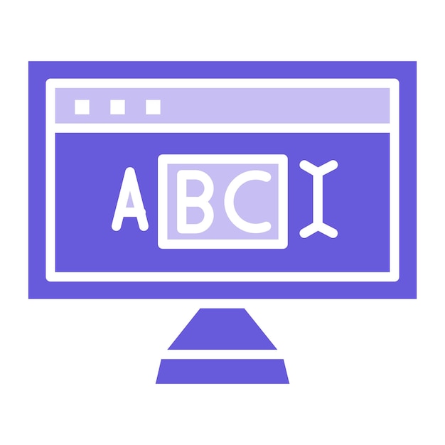 Text Editor Vector Illustration