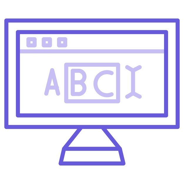 Text Editor Vector Illustration