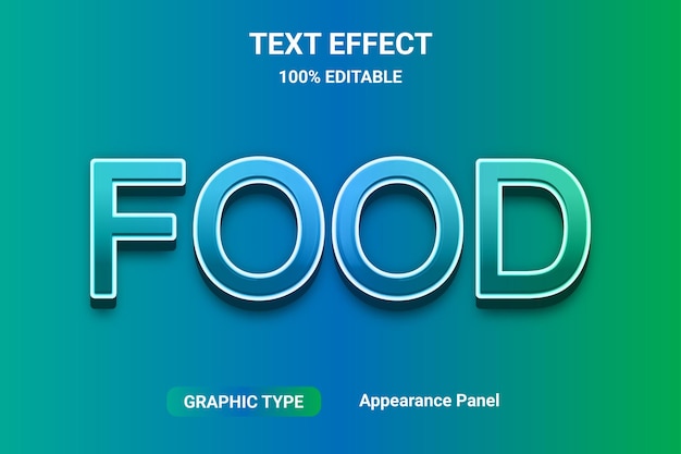 Text effect comic font style vector fully editable EPS file