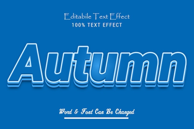 Text effect font style fully editable EPS file