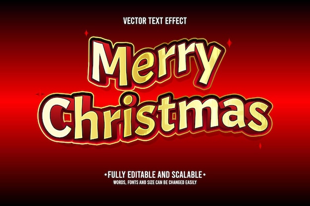 TEXT EFFECT MERRY CHRISTMAS 07