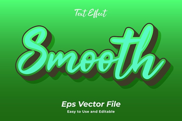 text effect smooth editable and easy to use premium vector