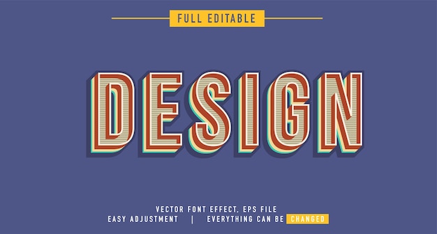 text effects that can be easily edited retro style handwritten artistic and interesting classics you can use them for titles quotes promotional design elements and much more
