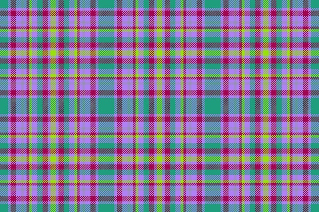 Textile seamless fabric Plaid vector background Texture tartan pattern check