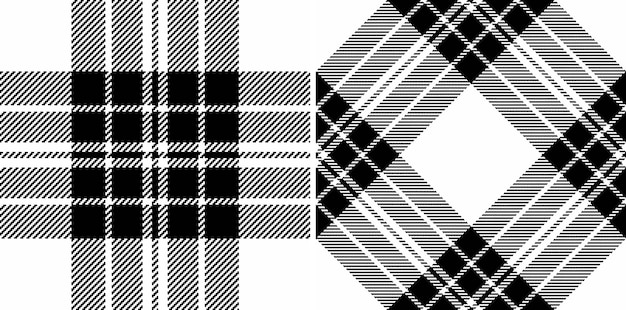 textile texture plaid of tartan vector background with a check seamless fabric pattern set in monochrome colors for stylish picture ideas for fashion inspiration