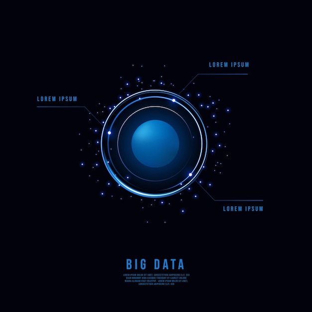 The abstract background of metaverse and big data
