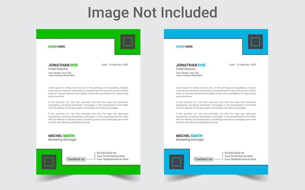 The Best Corporate Business Letterhead Design Template