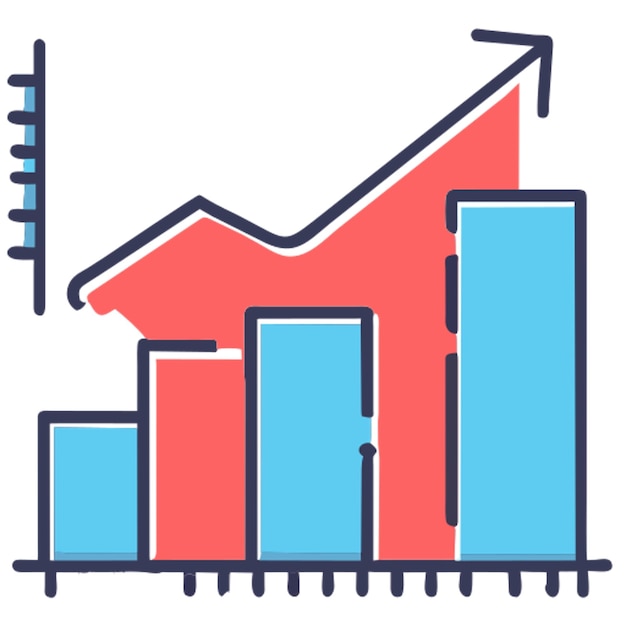 the chart icon offset fill