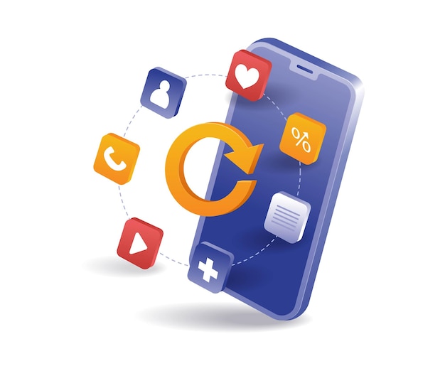The cycle of online media smartphone business