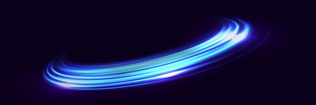 the effect of highspeed light trails futuristic dynamic motion technology neon glowing lines