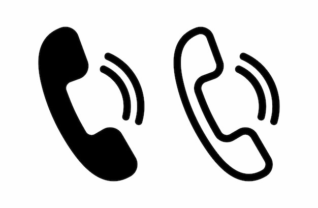 the phone rings in black