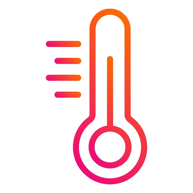 Thermometer Vector Icon Design Illustration