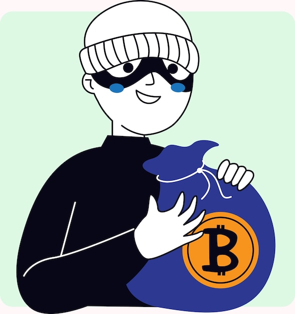 Thief with a Bitcoin Bag