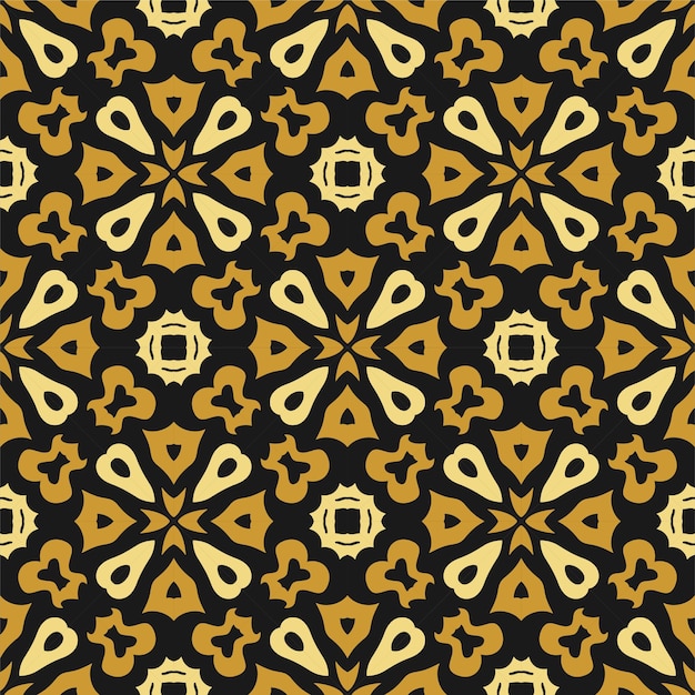 Three colors pattern ornament background. Ethnic seamless ready for print