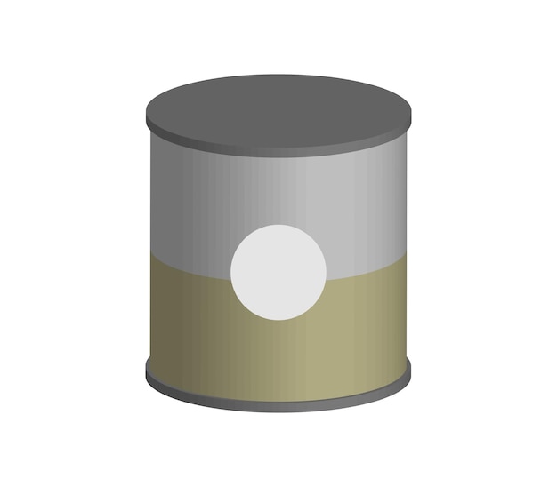 Threedimensional tomato bean tin