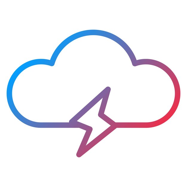 thunderbolt icon vector image can be used for battery and power