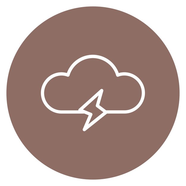 thunderbolt icon vector image can be used for battery and power