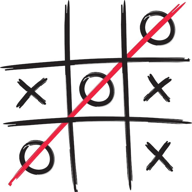 TicTacToe Game Doodle