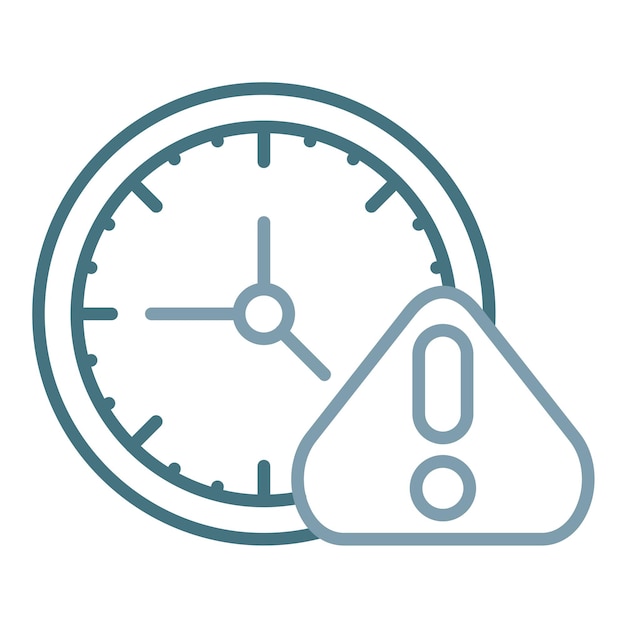 Time Alert Flat Illustration
