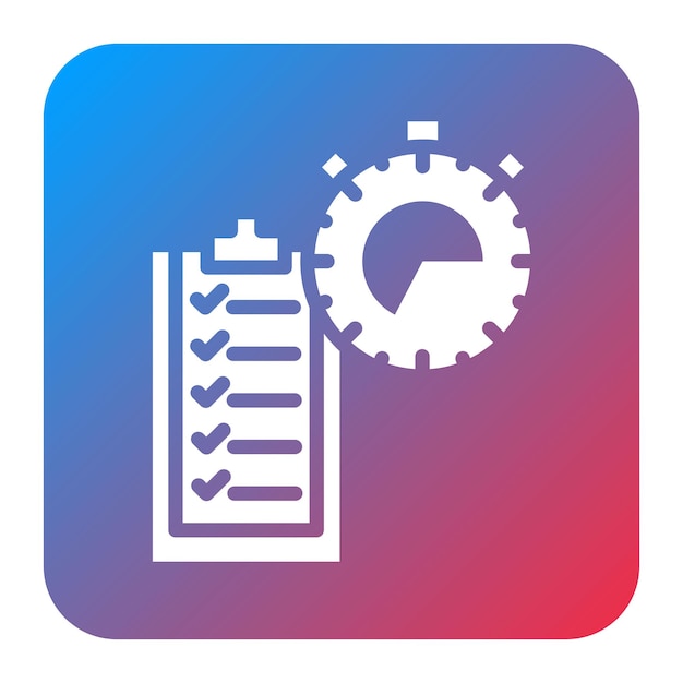 Time and Motion Study icon vector image Can be used for Operations Management
