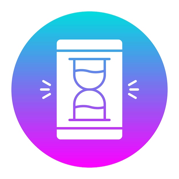 Time Tracker App vector icon Can be used for Home Based Business iconset