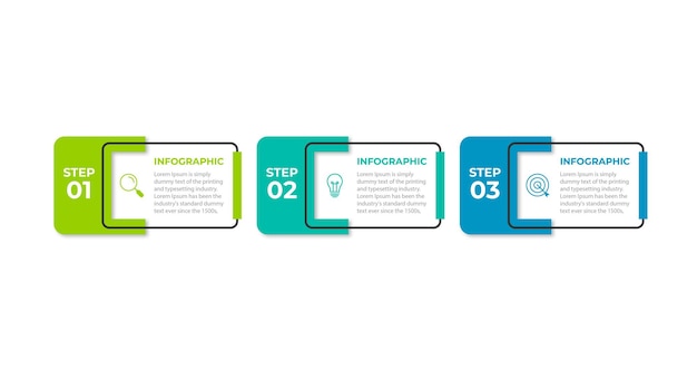 Timeline infographic design element and number options Business concept with 3 steps Can be used for workflow layout diagram annual report web design Vector business template for presentation