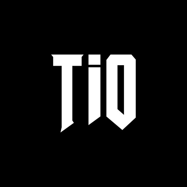 TIO letter logo design for technology company TIO logo design black and white color combination TIO logo TIO vector TIO design TIO icon TIO alphabet TIO typography logo design
