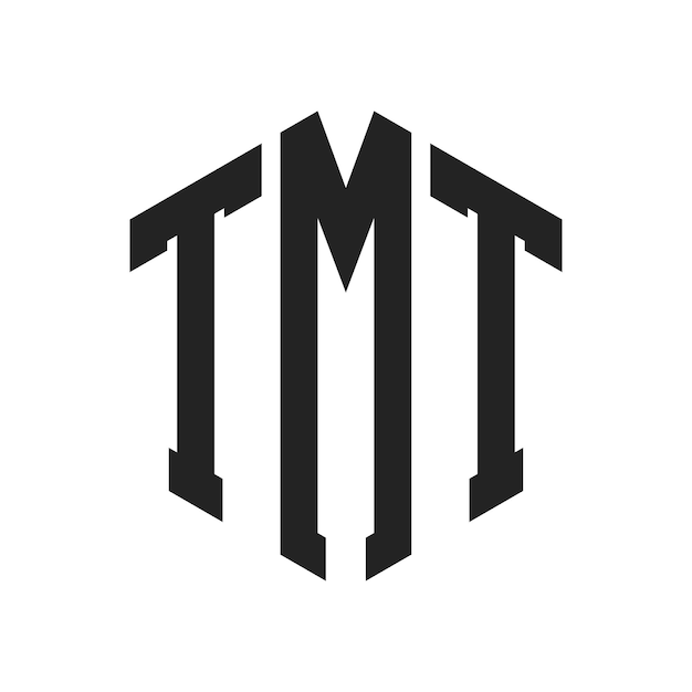 TMT Logo Design Initial Letter TMT Monogram Logo using Hexagon shape