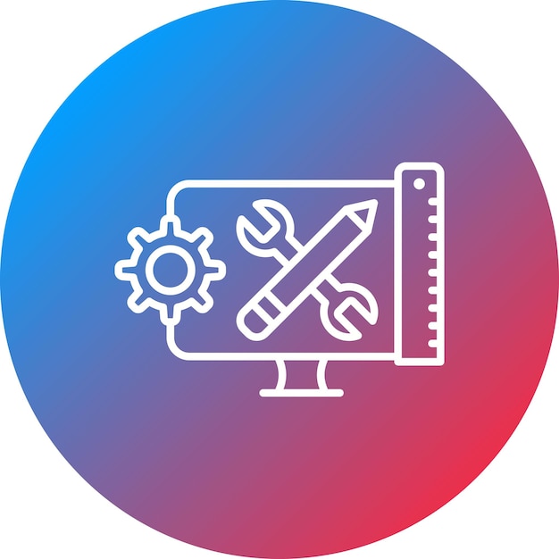Toolkit icon vector image Can be used for Computer Programming