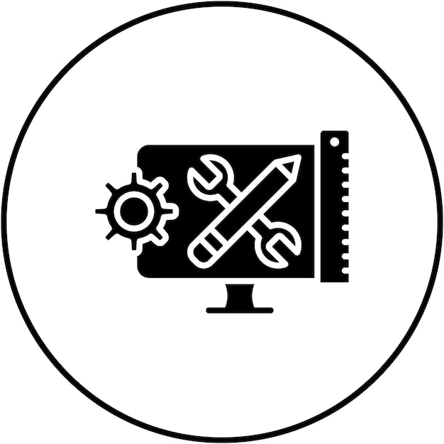 Toolkit icon vector image Can be used for Computer Programming