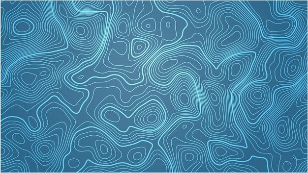 topographic map contour lines background vector