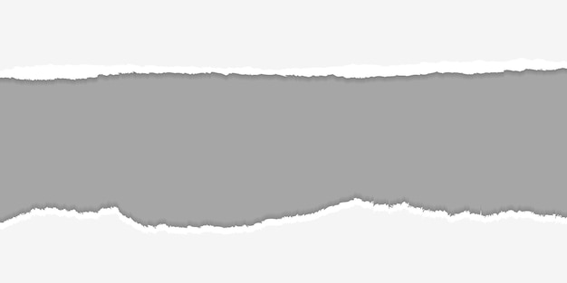 torn paper set background design element or divider