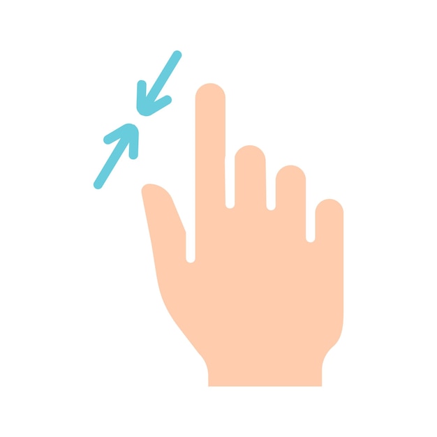 Touch pad icon Index finger doubleclick decrease increase turn rotation approximation press Scrolling click arrow sensor turn Zoom in move response time x2