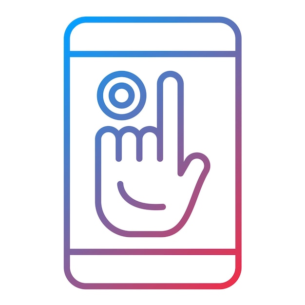 Touch Screen icon vector image Can be used for User Experience