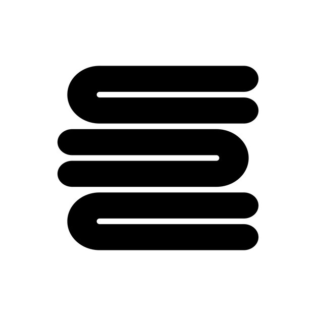 towel icon vector design template in white background