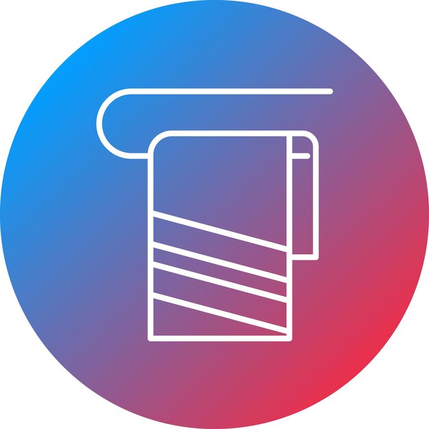 towel icon vector image can be used for hygiene routine