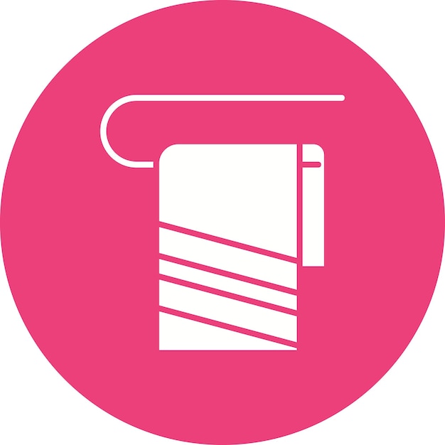 towel vector icon can be used for hygiene routine iconset