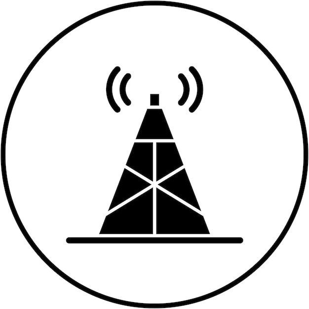 Tower vector icon Can be used for News and Media iconset