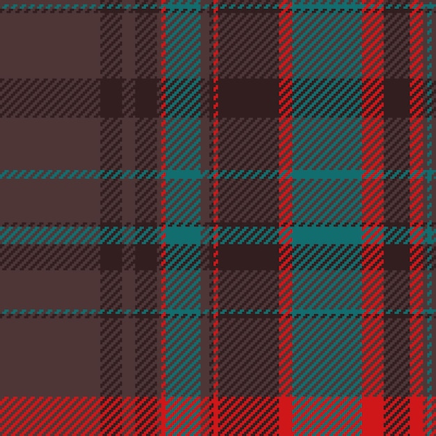 tradition textile tartan fabric napkin check vector plaid seventies pattern seamless texture background in red and dark colors