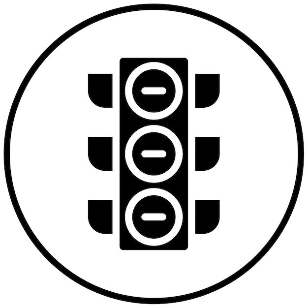 traffic lights vector illustration