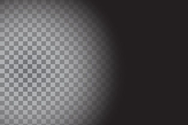 transparent shadow circle checkered background effect dark gradient overlay vector light fade