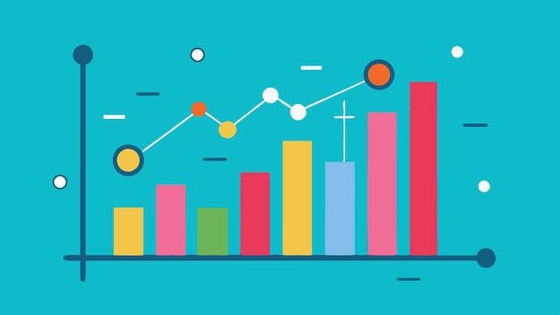 Trend Analysis Vector Graphic Design