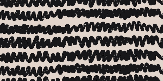 Trendy abstract lines pattern Modern vector template for design