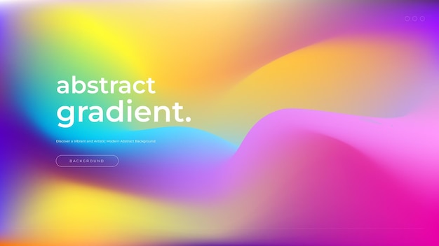 Trendy gradient background colorful abstract