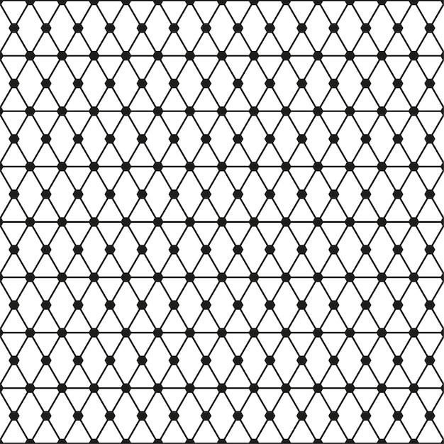 Triangle mesh pattern Geometric line net Abstract vector structure Repeating white grid
