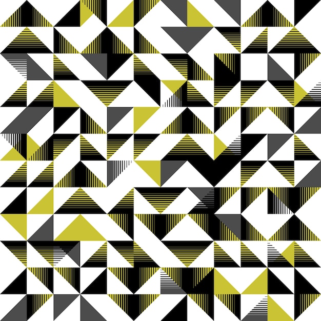 Triangular seamless pattern zigzag combination