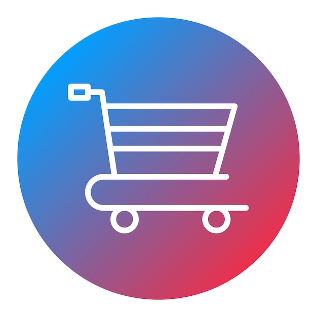 Trolley icon vector image Can be used for Warehouse