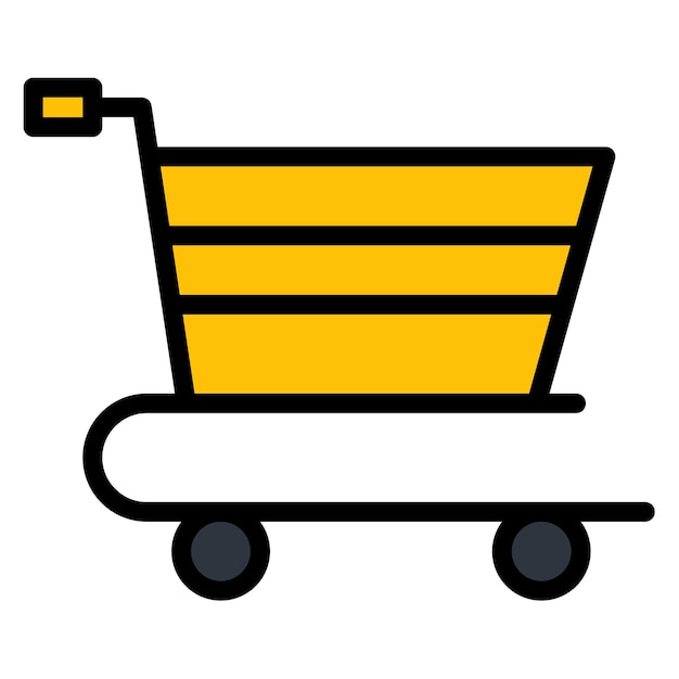 Trolley icon vector image Can be used for Warehouse
